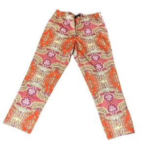 Talbots (Preowned) 💕Paisley Print💕 Chatham Pants - SZ 10